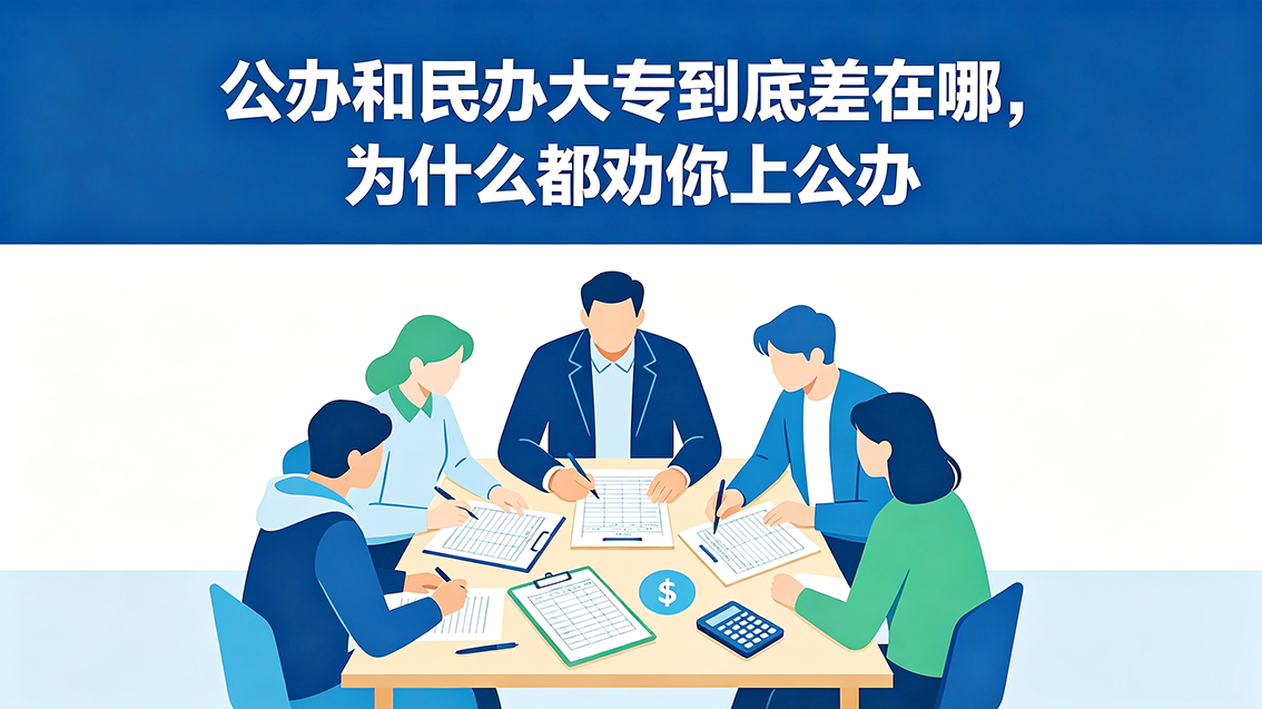 家长课堂｜公办和民办大专到底差在哪，为什么都劝你上公办